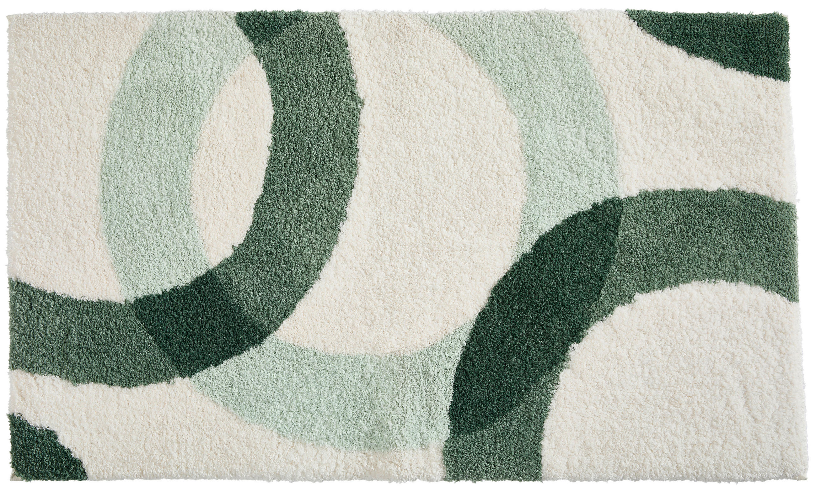 BADEMATTE Grün 60/100 cm  - Grün, Basics, Kunststoff/Textil (60/100cm) - Esposa