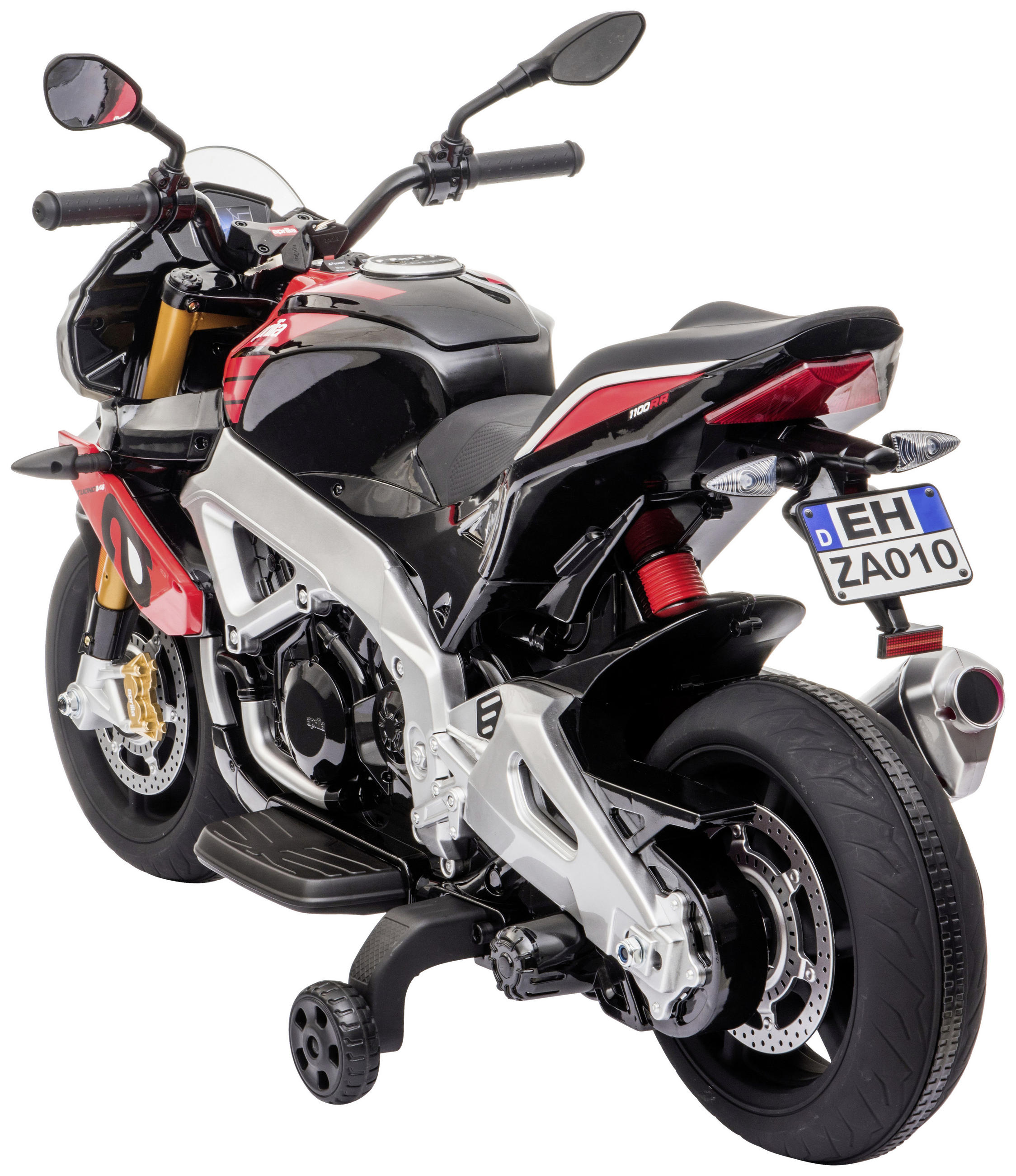 KINDER-MOTORRAD APRILIA TUONO  - Rot/Schwarz, KONVENTIONELL, Kunststoff (108/53/70cm)