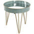 BEISTELLTISCH in Blau, Grau, Bronzefarben - Blau/Bronzefarben, LIFESTYLE, Glas/Metall (41/40cm) BEISTELLTISCH in Blau, Grau, Bronzefarben - Blau/Bronzefarben, LIFESTYLE, Glas/Metall (41/40cm)