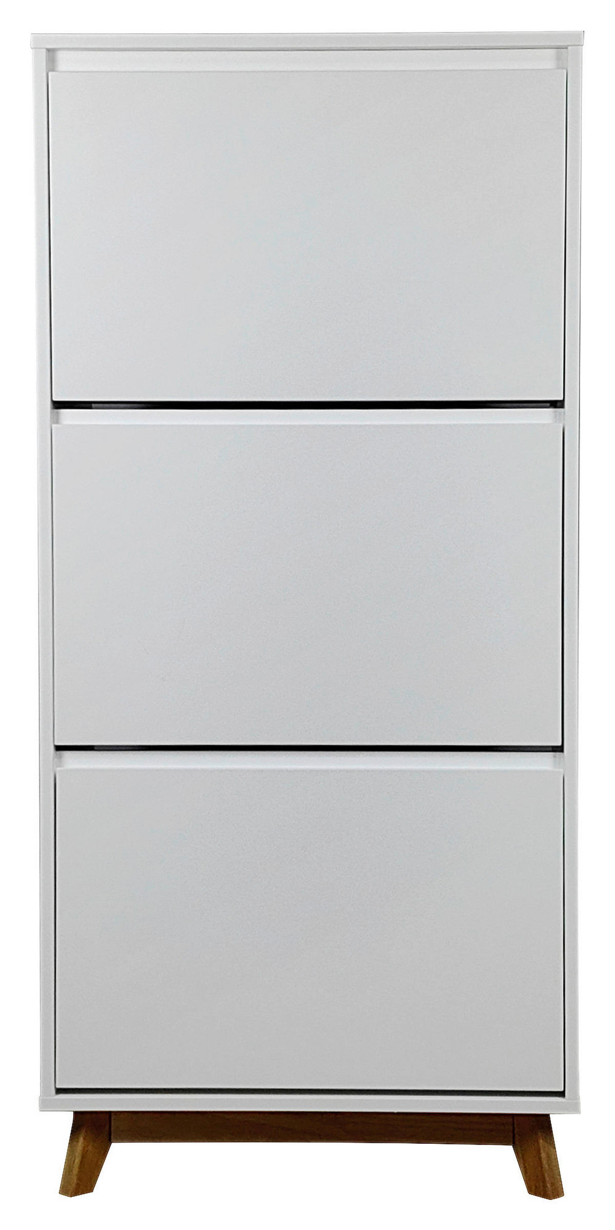 VYKLÁPĚCÍ BOTNÍK, přírodní barvy, bílá, kaučukové dřevo, 60/128/34 cm - bílá/přírodní barvy, Design, dřevo/kompozitní dřevo (60/128/34cm) - Xora