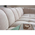 ECKSOFA in Chenille Creme  272/172 cm  - Creme/Schwarz, KONVENTIONELL, Kunststoff/Textil (272/172cm) - Carryhome