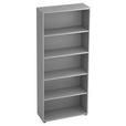 AKTENSCHRANK 80/188/33 cm  - Grau, KONVENTIONELL, Holzwerkstoff (80/188/33cm) - Venda