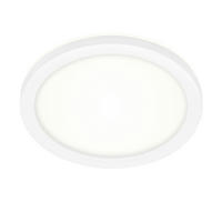 AUßENDECKENLEUCHTE 21/2,8 cm   - Weiß, Design, Kunststoff (21/2,8cm)