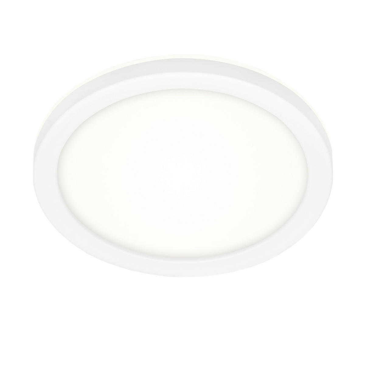 AUßENDECKENLEUCHTE 21/2,8 cm   - Weiß, Design, Kunststoff (21/2,8cm)