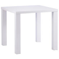 ESSTISCH in Holzwerkstoff  - Weiß Hochglanz, KONVENTIONELL, Holzwerkstoff (80/75/80cm) - P & B