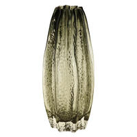 VASE  - Grau, Basics, Glas (13/29,5cm)