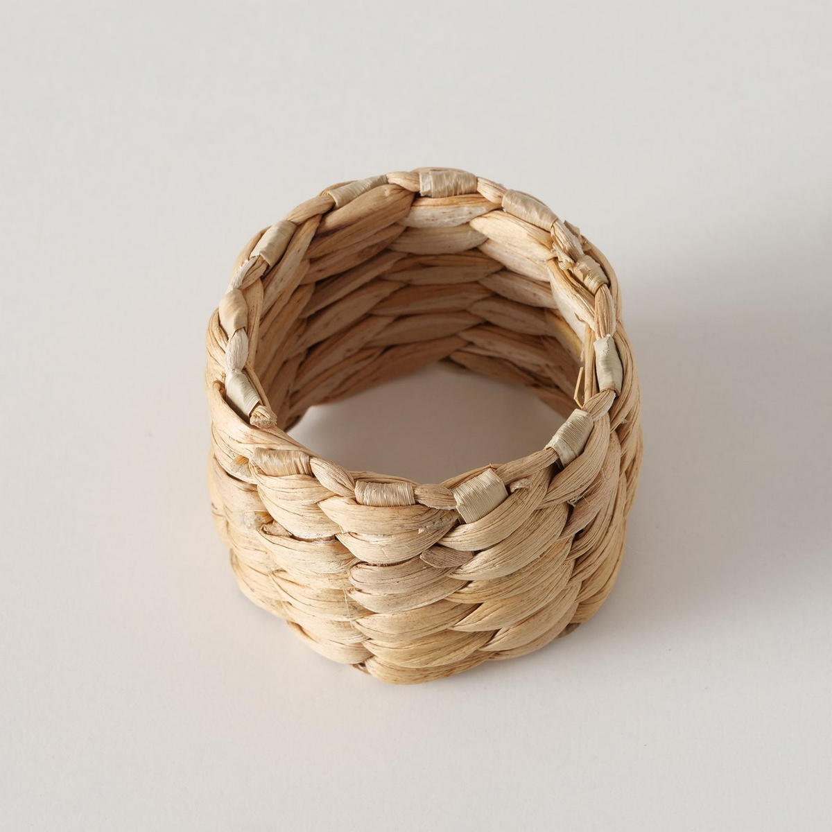 SERVIETTENRING   4 Stück  - Naturfarben, Basics, Naturmaterialien (4,5/3,5cm)
