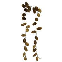 GIRLANDE Naturmaterialien  - Braun, Natur, Naturmaterialien (10/160cm) - X-Mas