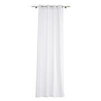 Draperie Opacă transparent  - gri deschis, Basics, textil (24/31/6cm)