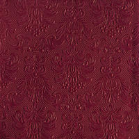SERVIETTE  16,5/16,5 cm   - Bordeaux, Basics, Naturmaterialien (16,5/16,5cm)