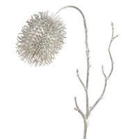 UKRASNA GRANA - srebrna, Osnovno, plastika (40cm)