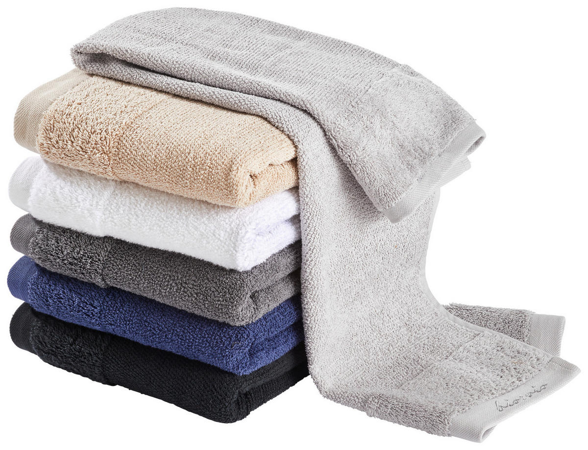 KÉZTÖRLŐ 50/100 cm fehér  - fehér, Natur, textil (50/100cm) - Bio:Vio