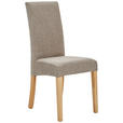 STUHL in Holz, Textil Taupe, Eichefarben  - Taupe/Eichefarben, LIFESTYLE, Holz/Textil (42/95/57cm) - Carryhome