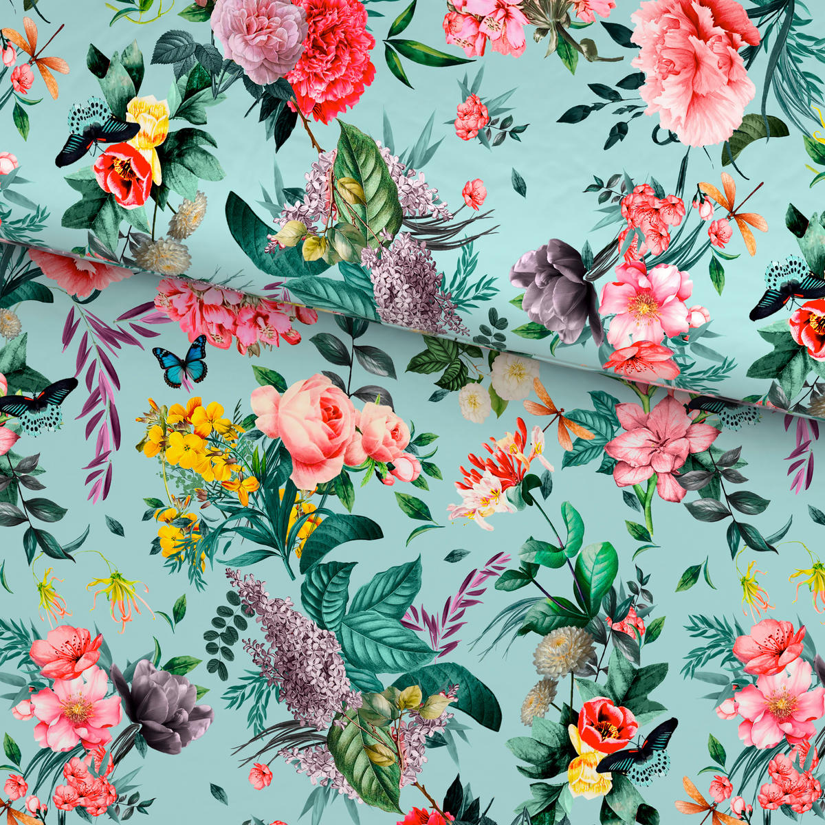 BETTWÄSCHESET 2-teilig Satin 160/210 cm  - Multicolor, Konventionell, Textil (160/210cm) - Esposa