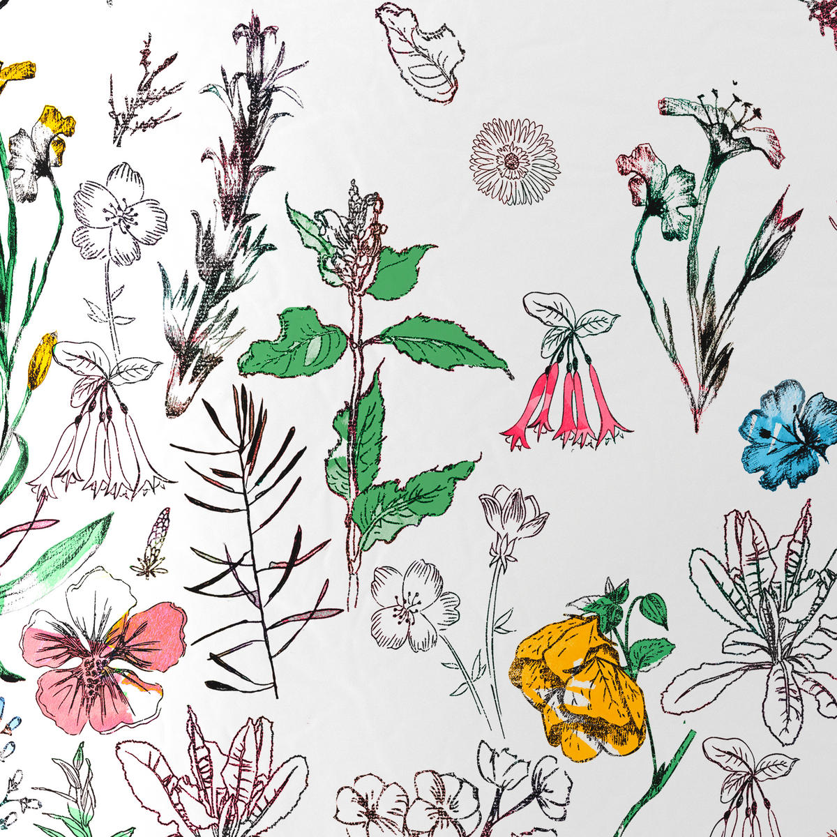 BETTWÄSCHE Lily Garden Satin 135/200 cm  - Multicolor, KONVENTIONELL, Textil (135/200cm) - Bio:Vio