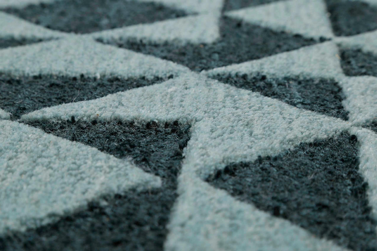 WEBTEPPICH 200/290 cm Downtown Dunkelgrün, Salbeigrün  - Dunkelgrün/Salbeigrün, Design, Textil (200/290cm) - Esprit