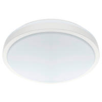 LED-DECKENLEUCHTE 24,5/5,5 cm   - Weiß, MODERN, Kunststoff/Metall (24,5/5,5cm)