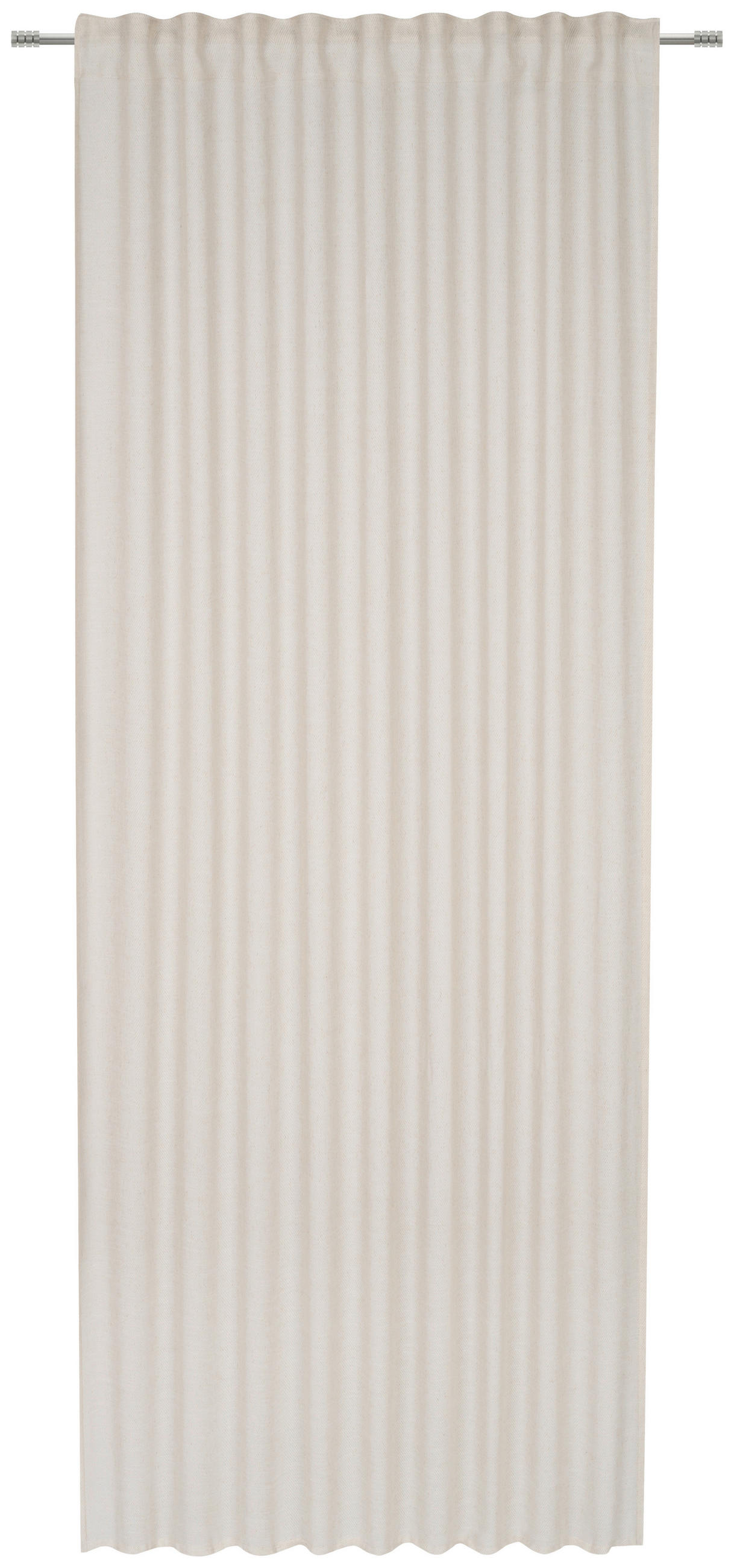 FERTIGVORHANG  halbtransparent   140/245 cm  - Taupe, Basics, Textil (140/245cm) - Esposa