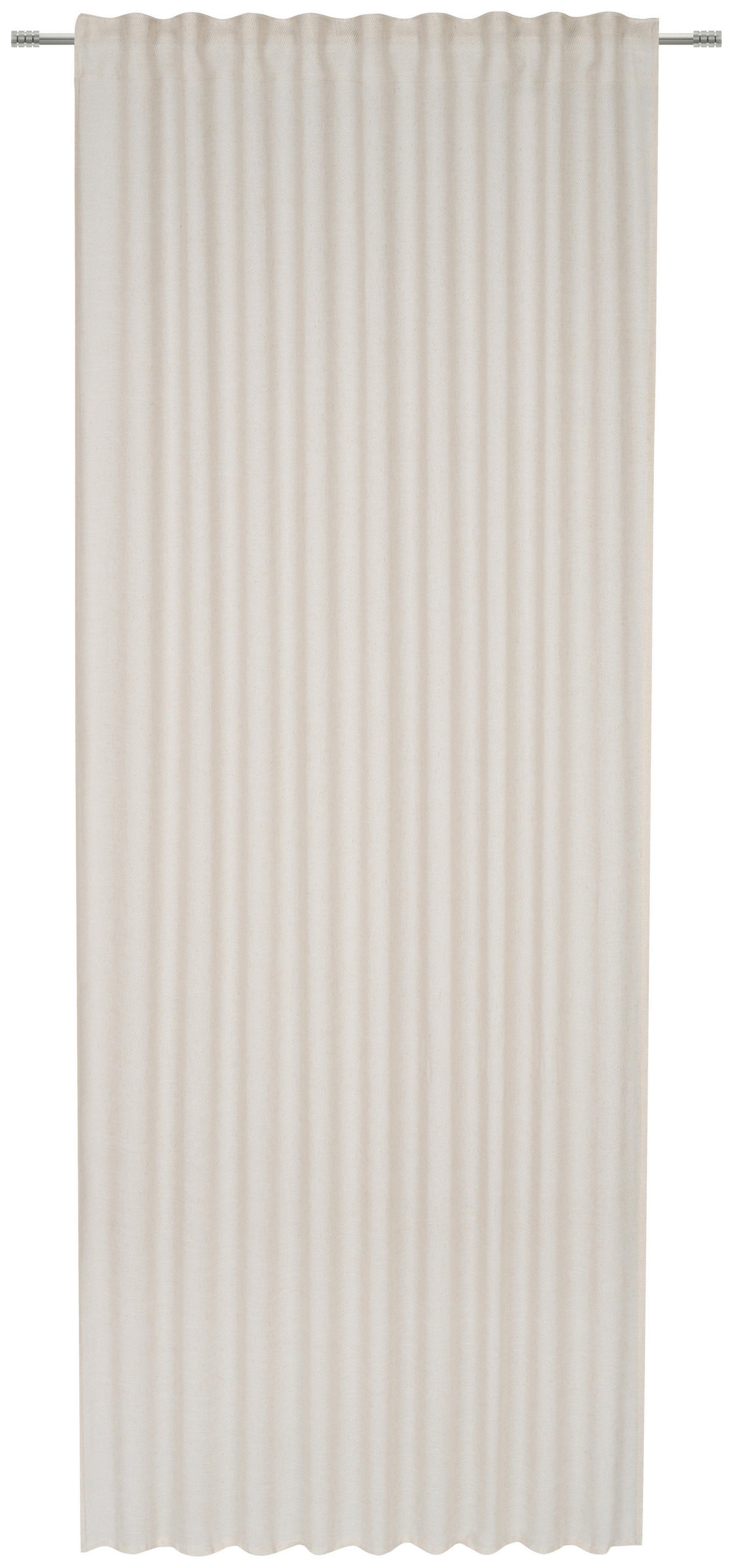 FERTIGVORHANG  halbtransparent   140/245 cm  - Taupe, Basics, Textil (140/245cm) - Esposa