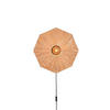 WANDLEUCHTE - Hellbraun, Basics, Naturmaterialien (45/7cm) - Good & Mojo