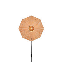 WANDLEUCHTE 45/7 cm   - Hellbraun, Basics, Naturmaterialien (45/7cm) - Good & Mojo