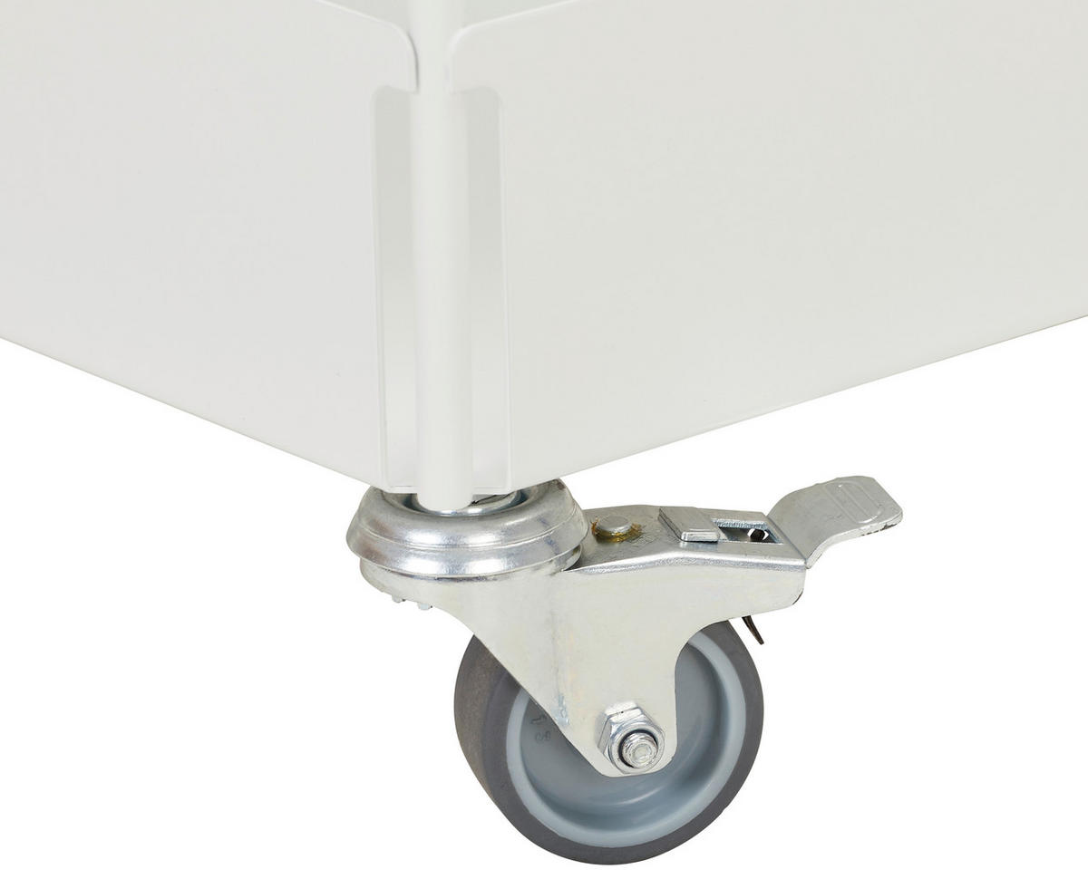 SERVIERWAGEN Weiß  - Weiß, Design, Metall (47cm) - MID.YOU