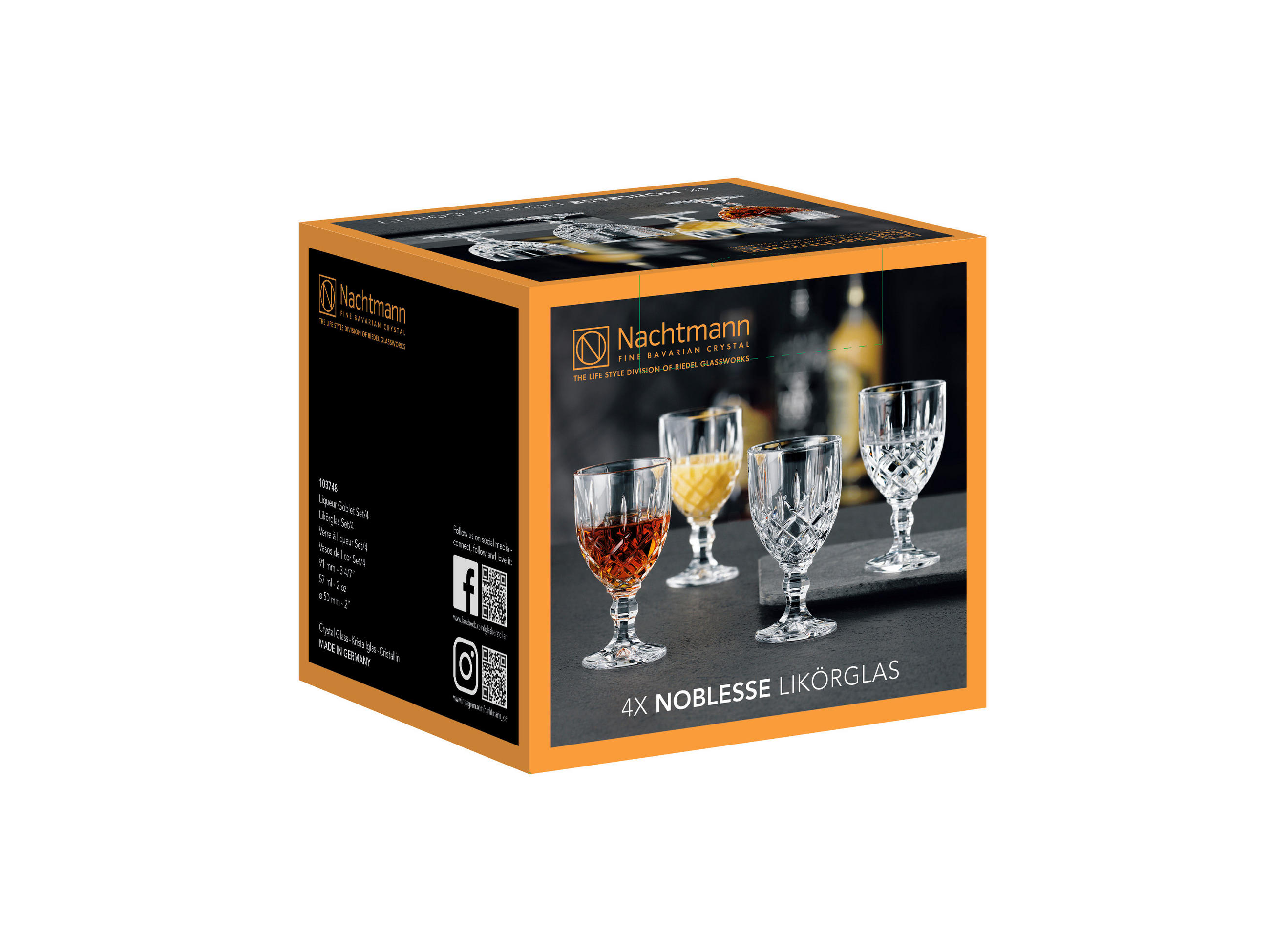 SCHNAPS-GLÄSERSET  - Basics (10,8/10,8/10,1cm) - Nachtmann