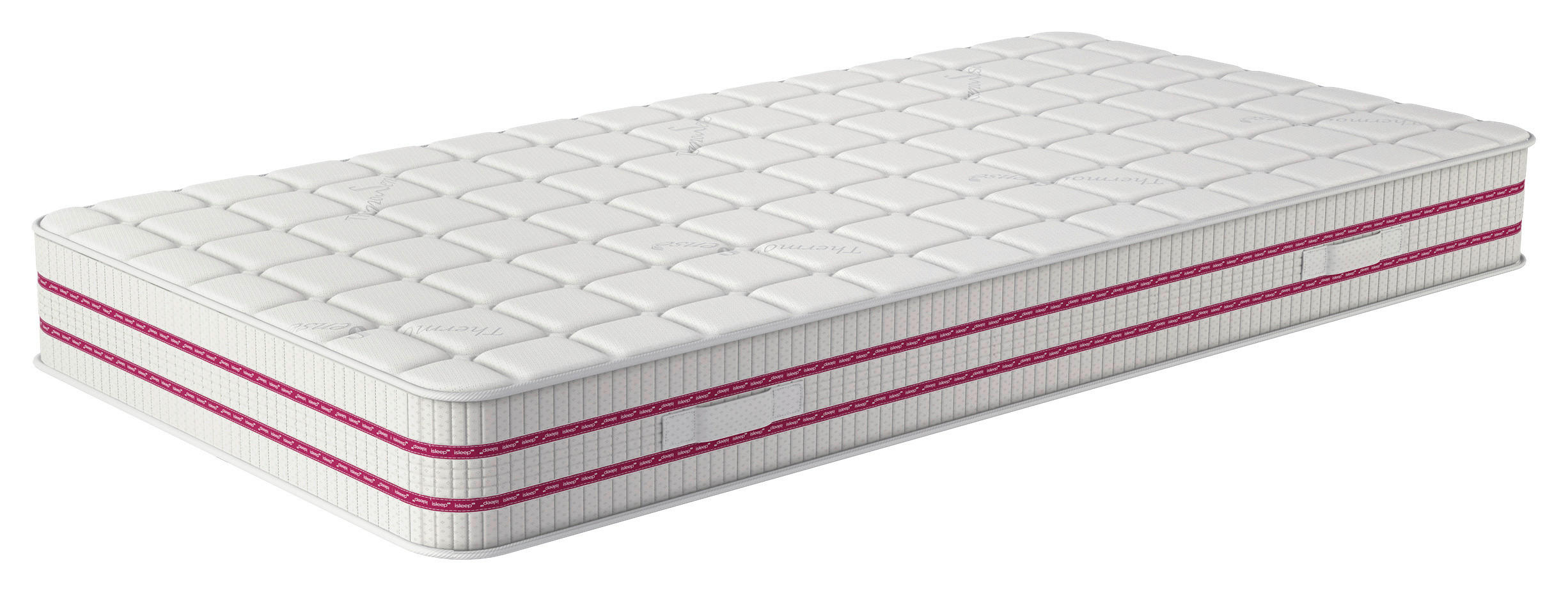 Saltea 90/200 cm  - alb, Basics, textil (90/200cm)