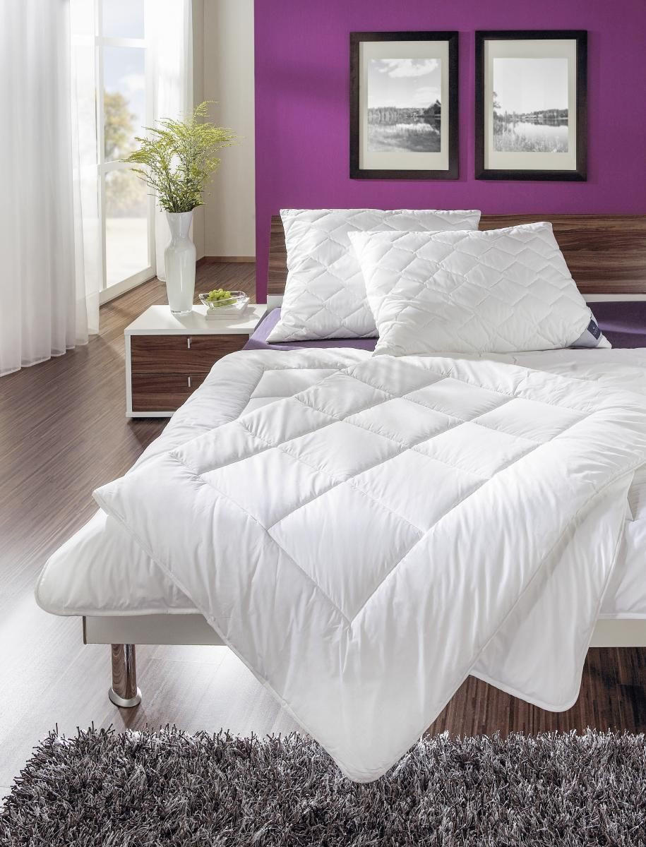 CELOLETNA ODEJA Alcando Uno 140/220 cm - bela, Konvencionalno, tekstil (140/220cm) - Billerbeck