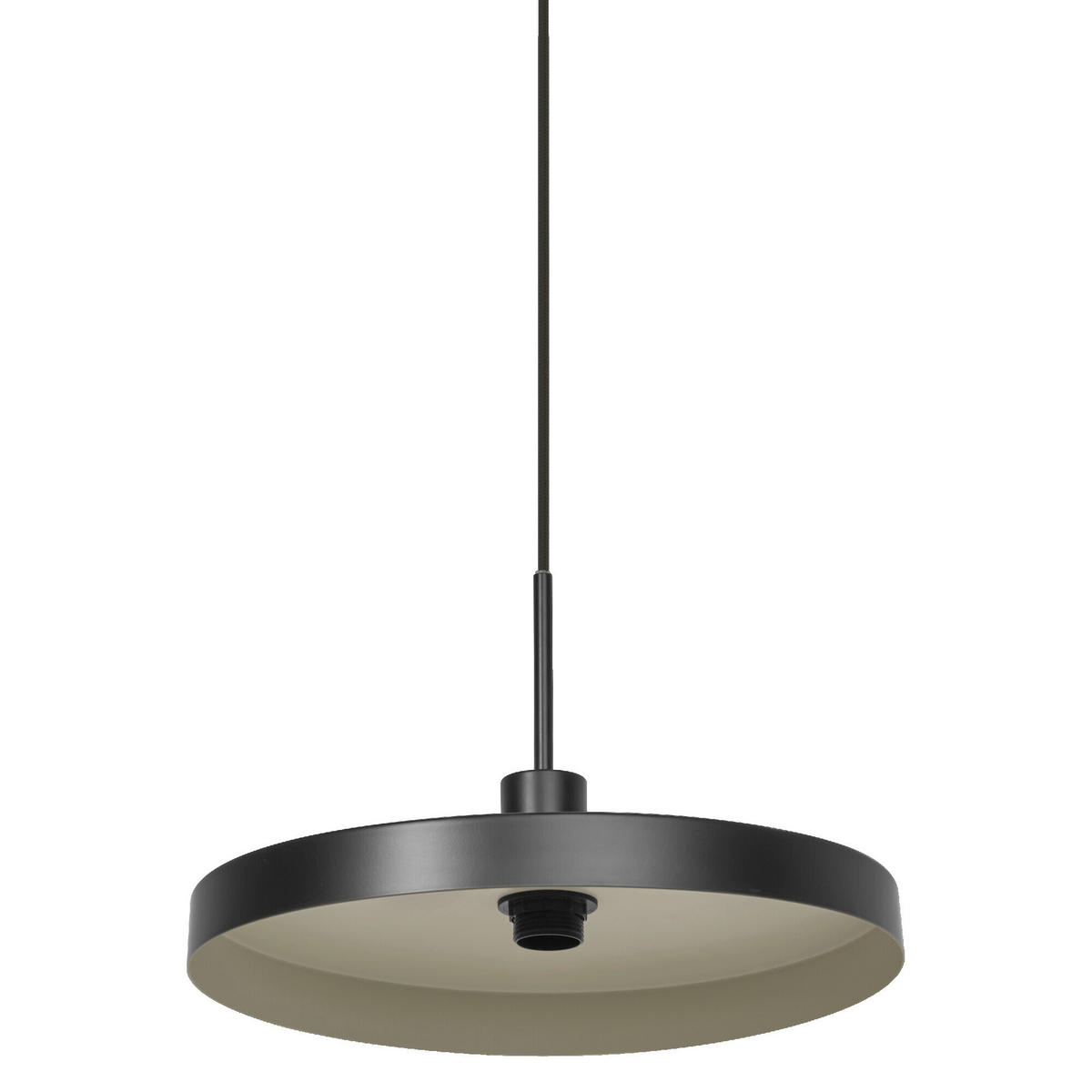 HÄNGELEUCHTE 40/127 cm   - Beige/Schwarz, Basics, Metall (40/127cm) - Osram
