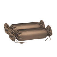 NACKENROLLENBEZUG 40/15 cm  - Dunkelbraun, Basics, Textil (40/15cm) - Fleuresse