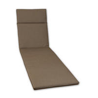 LIEGENAUFLAGE in Hellbraun Uni  - Hellbraun, Design, Textil (60/4/200cm)