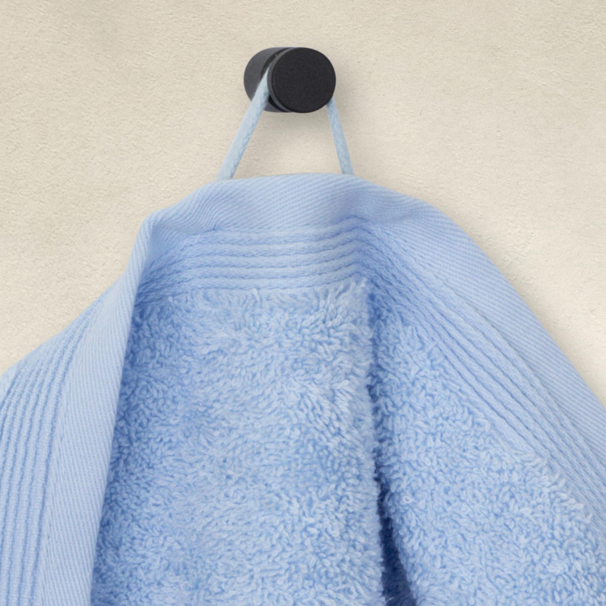 HANDTUCH Superwuschel Hellblau  - Hellblau, Basics, Textil (60/110cm) - Moeve