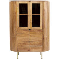 SCHRANK - Braun, Design, Holz/Stein (100/145/42cm) - Kare-Design