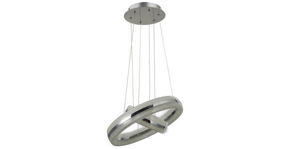 LED-HÄNGELEUCHTE 45/120 cm - Klar, Design, Kunststoff/Metall (45/120cm) - Ambiente