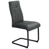 SCHWINGSTUHL  in Eisen Webstoff  - Anthrazit/Schwarz, Design, Textil/Metall (45/92/62cm) - Novel