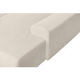 WOHNLANDSCHAFT  in Cord Creme  - Creme/Schwarz, KONVENTIONELL, Textil/Metall (191/351/191cm) - Carryhome