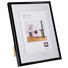 BILDERRAHMEN Schwarz - Schwarz, Basics, Glas/Kunststoff (25/19/1.8cm)