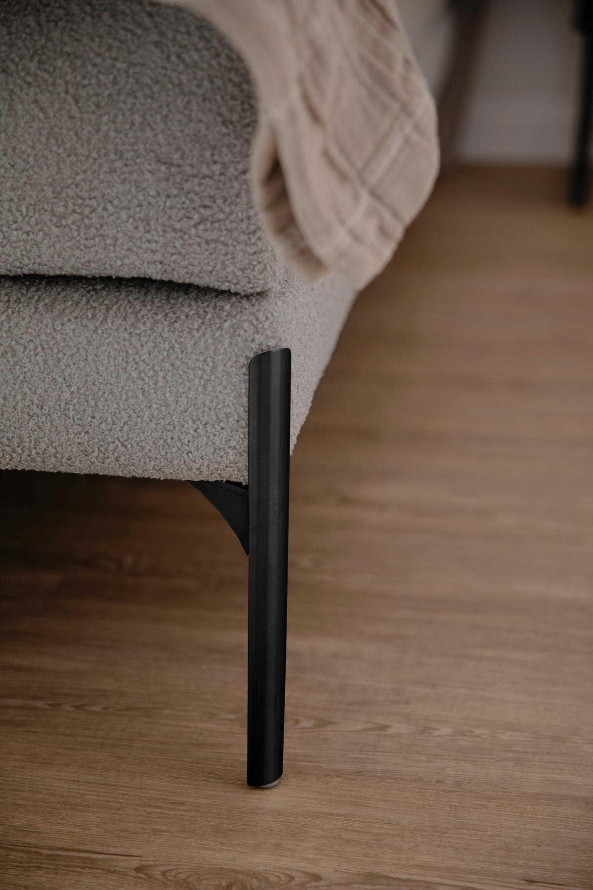 BOXSPRINGBETT 180/200 cm  in Grau  - Schwarz/Grau, KONVENTIONELL, Holz/Holzwerkstoff (180/200cm) - Schöner Wohnen