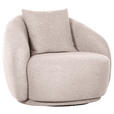 COCKTAILSESSEL - Schwarz/Rosa, LIFESTYLE, Textil/Metall (101/79/96cm) - Xora