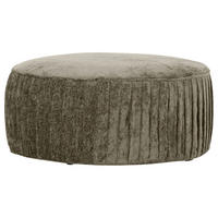 HOCKER Textil Taupe  - Taupe/Schwarz, Design, Kunststoff/Textil (75/38/75cm) - Landscape