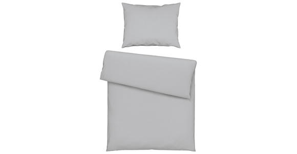 BETTWÄSCHE 140/200 cm - Silberfarben, KONVENTIONELL, Textil (140/200cm) - Novel