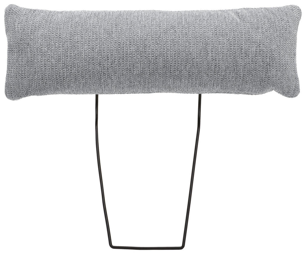 NACKSTÖD i flatväv  - mörkgrå, Design, textil (61/20/11cm) - MID.YOU