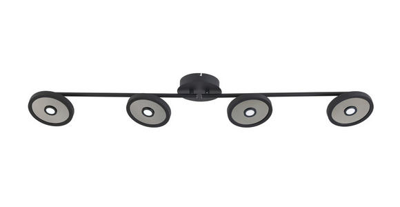 LED-STRAHLER 128/17/14 cm - Schwarz, LIFESTYLE, Kunststoff/Metall (128/17/14cm) - Novel