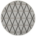 OUTDOORTEPPICH 120 cm Naturalle Grau, Schwarz  - Schwarz/Grau, Design, Naturmaterialien/Textil (120cm) - Novel