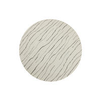 TUFTTEPPICH 180 cm Hamptons ELEVEN Creme, Grau, Weiß rund  - Creme/Weiß, KONVENTIONELL, Textil (180cm) - WECON HOME