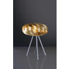 TISCHLEUCHTE - Goldfarben, KONVENTIONELL, Kunststoff/Metall (40/53cm)