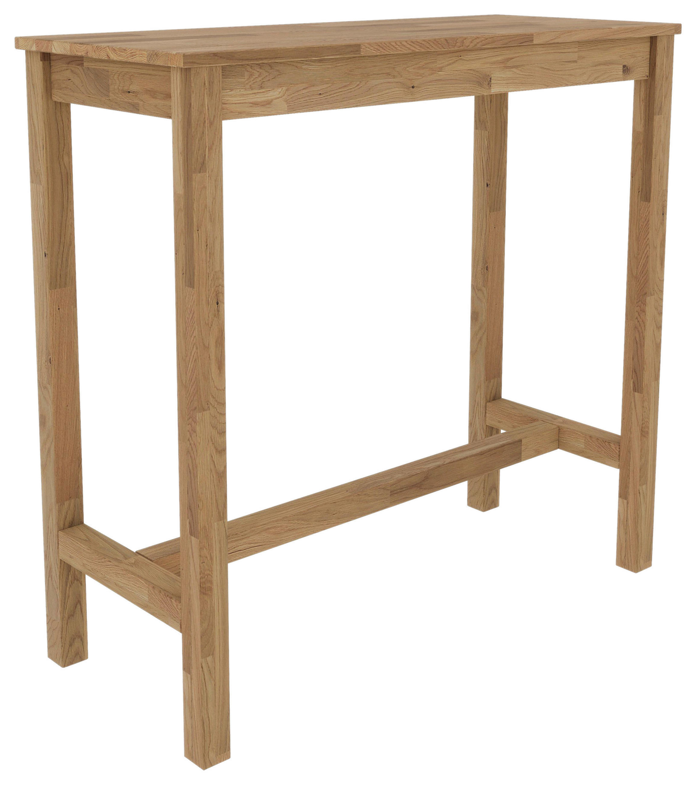 BARTISCH Wildeiche massiv rechteckig Wildeiche  - Wildeiche, KONVENTIONELL, Holz (108/45/107cm) - Cantus