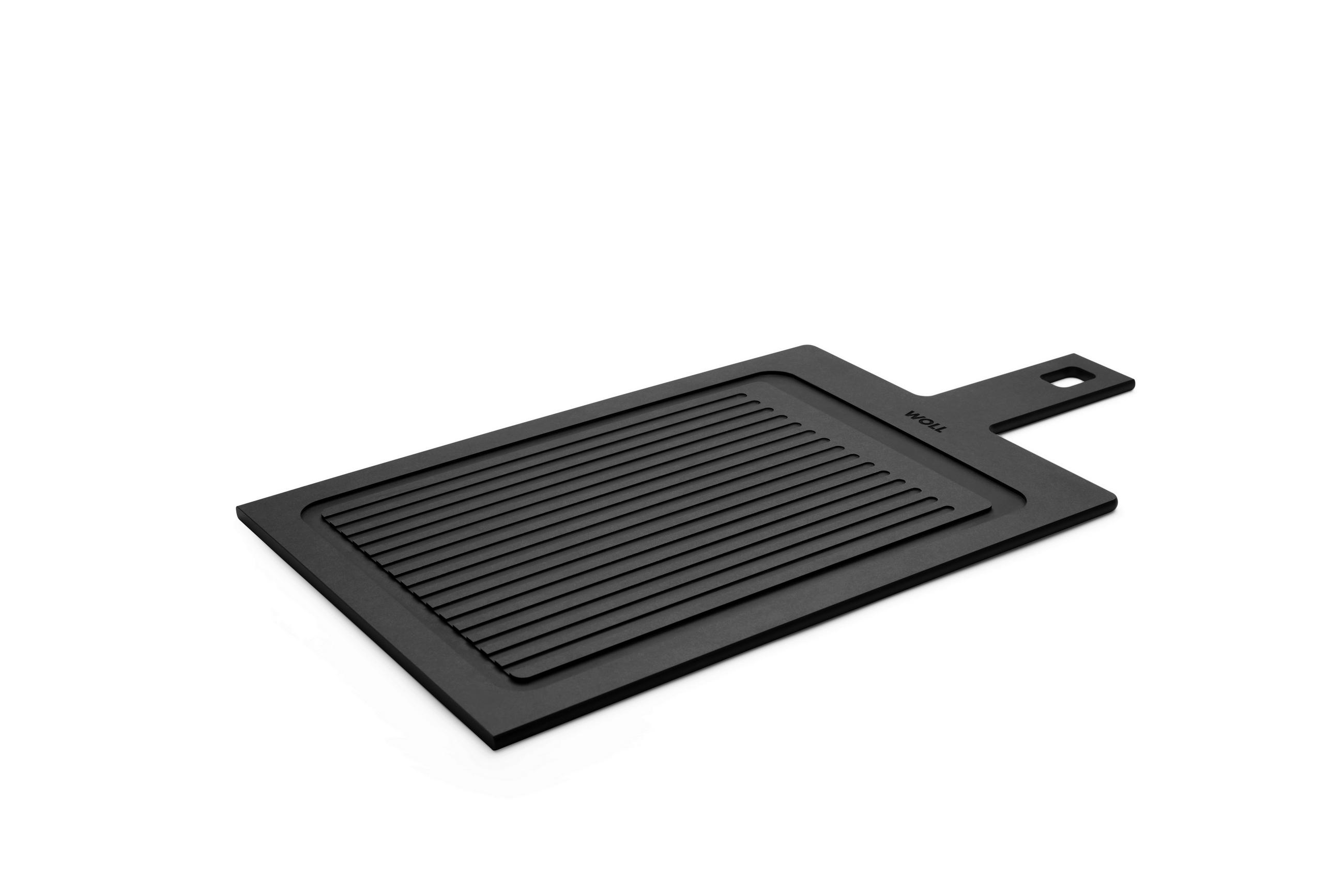 SCHNEIDEBRETT Cut & Serve  - Dunkelgrau/Anthrazit, Basics (49/25/0,7cm) - WOLL