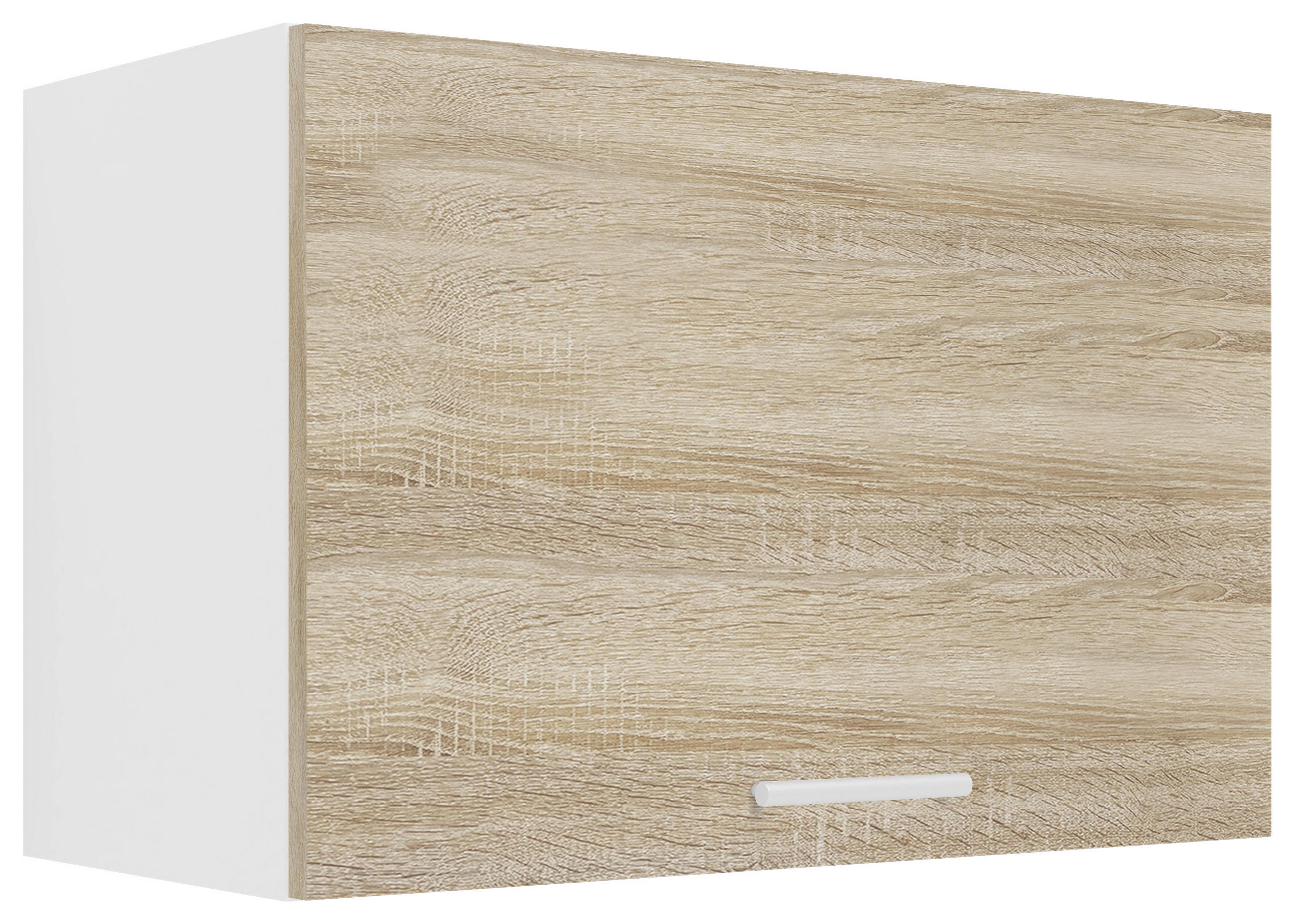HÄNGESCHRANK Sonoma Eiche - Alufarben/Weiß, KONVENTIONELL, Holzwerkstoff (60/40/31cm) - MID.YOU